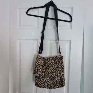 Leopard Print Crossbody Bag